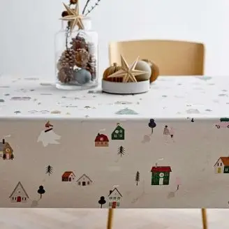 Södahl Akryldug Christmas Village 140 cm bred - 