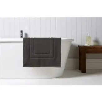 Christy Brixton Hotelmåtte u/antiskrid Liquorice, 60x60 - Bademåtter