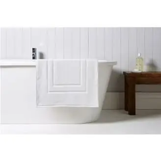 Christy Brixton Hotelmåtte u/antiskrid White, 60x60 - Bademåtter