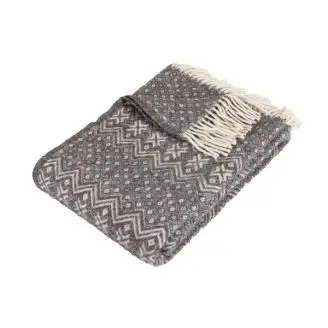 Arctic Nordic Uldplaid 130x200 Grey - 