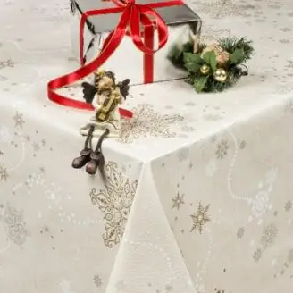 Jule Voksdug Frosty 140 cm Bred - 