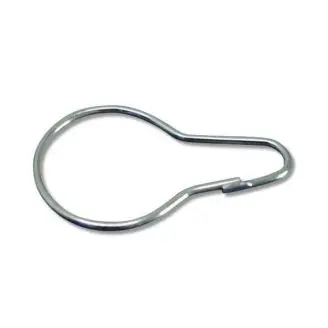 Metal Springring til Badeforhæng 12 stk. - Bademåtter