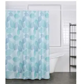 Amando Badeforhæng 180x200 Blå - Badeforhæng