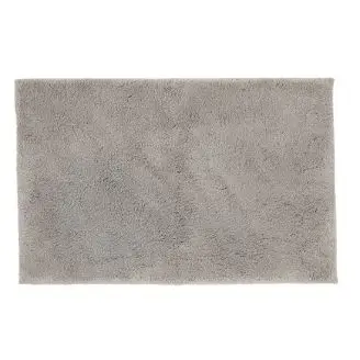 Christy Deep Pile Bademåtte m/antiskrid Dove Grey, 50x80 - Bademåtter