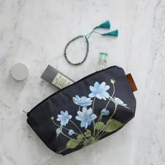 Kosmetikpung Blå anemone - Toilettasker og Kosmetikpunge