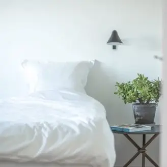 Night and Day Sengesæt Opal Hvid-Hvid-140x220 - Night & Day