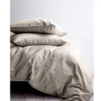 Södahl Sengesæt Clear-Beige-140x200 - Stribet Sengetøj