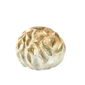 Stentøjsvase - Sand/Lysgrøn - 