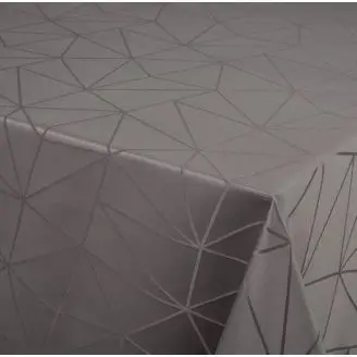 Engholm Tilde Damask Dug Grå, 140x320 - 