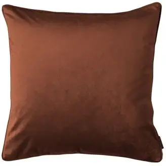 Vellini Velour Pudebetræk 50x50-kobber-50x50 - Pyntepuder