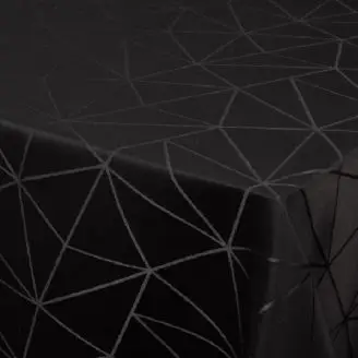 Akryldug Tilde Sort 140 cm Bred - 