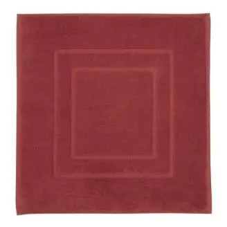 Christy Brixton Hotelmåtte u/antiskrid pomegranate, 60x60 - Bademåtter