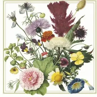 Jim Lyngvild Silketørklæde - Flower garden - Jim Lyngvild