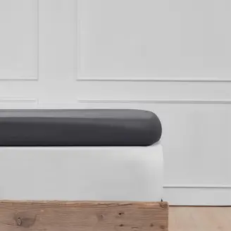 Toplagen - Mørkgrå 180x200cm - 