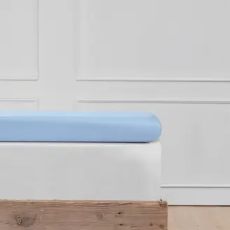 Toplagen - Lysblå 90x200cm - 