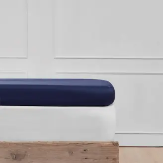 Toplagen - Mørkblå 90x200cm - 