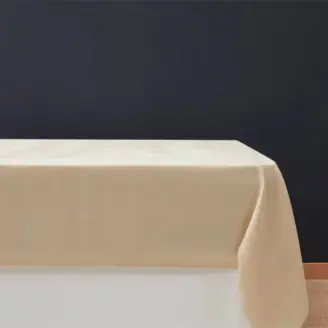 Glat lagen - Bomuldssatin  240x250cm sand - Lagner