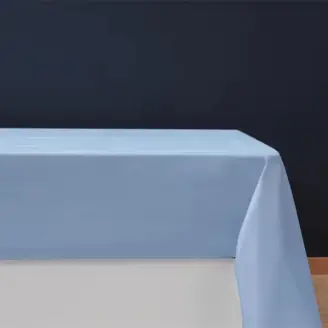 Glat lagen - Bomuldssatin 240x250cm Lysblå - Lagner