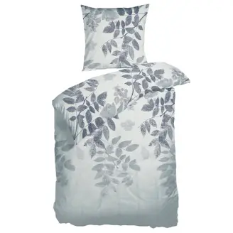 Night & Day Sengesæt - Grain-Blå-140x220 - Night & Day