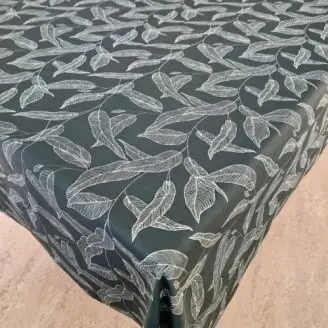 Bianca akryldug grøn blad brd. 140cm - Akryldug