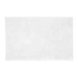 Christy Deep Pile Bademåtte m/antiskrid White, 50x80 - Bademåtter