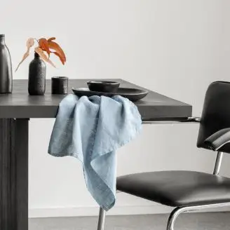 Do Design 2pk hørserviet Lake blue, 45x45 - Do Design