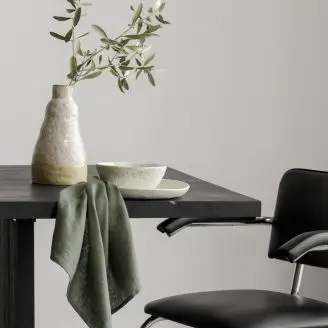 Do Design 2pk hørserviet Nordic moss, 45x45 - Do Design