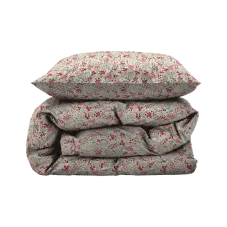 Södahl sengesæt Dainty Florals Berry 140x200cm - Blomstret Sengetøj