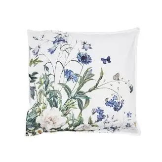 Pudebetræk  Blue Flower Garden 60x63cm - Sengetøj