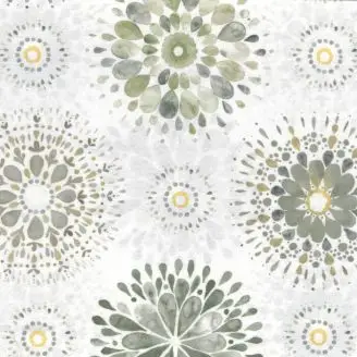 Akryldug Dionne Grøn Mandala brd. 140cm - Akryldug