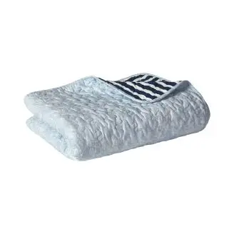 Quiltet vattæppe blå mix 130x170cm - Speedtsberg