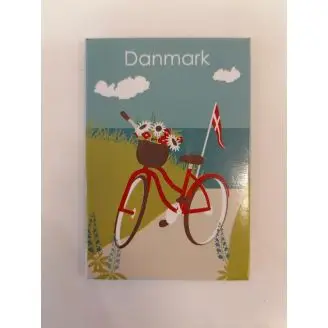 Magnet Danmark m/ cykel - Det Gamle Apotek