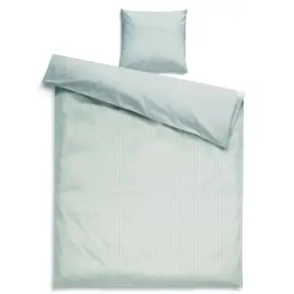 Luna Sengesæt Bright White 140x200cm Dobby vævning - Engholm