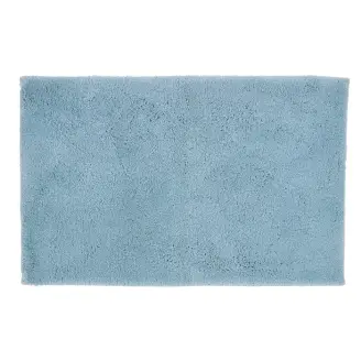 Christy Deep Pile Bademåtte m/ antiskrid Chambray 50x80cm - Bademåtter