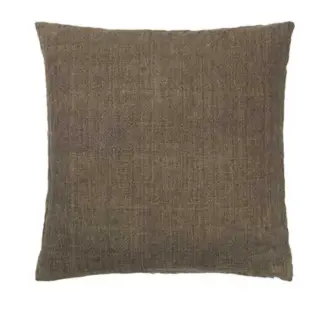Linen Pudebetræk - Chestnut 50x50 - Pyntepuder