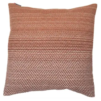 Nova pudebetræk 50x50 Terracotta/blomme - Pyntepuder