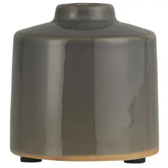 Ragnhild vase grå, H: 8, Ø:7,8 - Ib Laursen