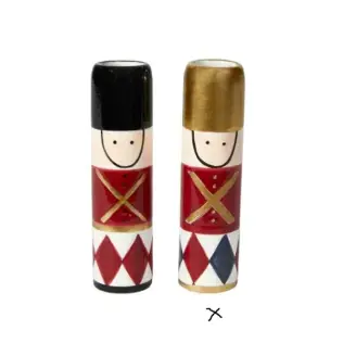 Keramik vase garder med guldhue 3,5x13cm - Brands