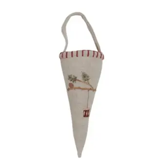 Kræmmerhus m/broderi 8x16cm Tromme - Brands